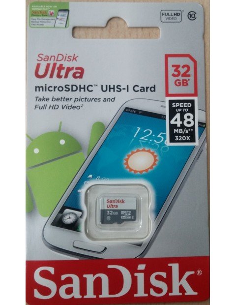 Thẻ nhớ Micro SDXC SanDisk Ultra 32GB 48MB/s - Chính Hãng